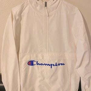 CHAMPION Half-Zip Hoodie Windbreaker